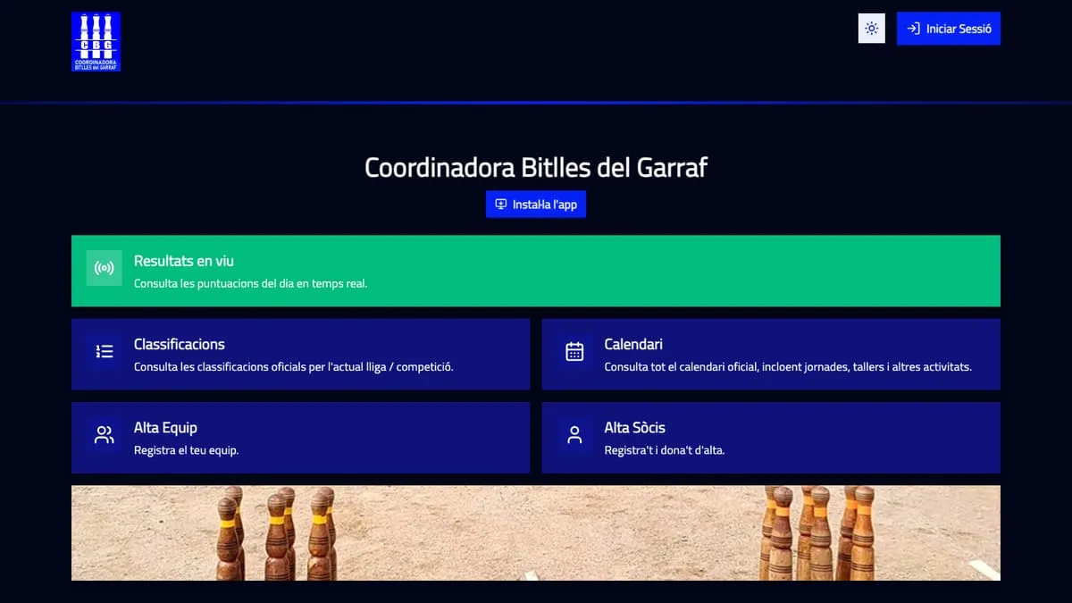 Captura del web de cbg.cat